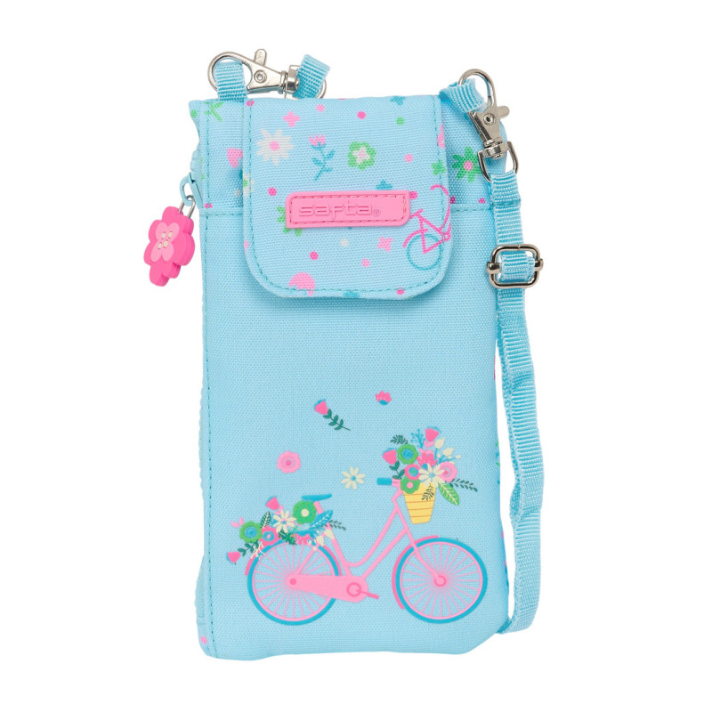 MONEDERO PORTAMOVIL RECICLADO SAFTA "BICICLETA" 842449695 SAFTA24 VAC 10*19