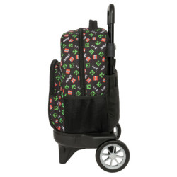 MOCHILA GDE. C/RUEDAS COMPACT EVOL. EXT. MINECRAFT SAFTA26 612647218 45X33 UNIDAD