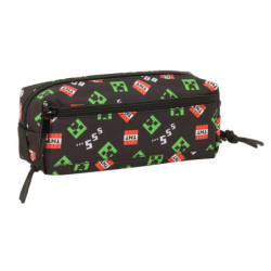 PORTATODO TRIPLE PEQ. C/GOMA ELAST. 22CM MINECRAFT SAFTA26 812647027 8,5X22 UNIDAD