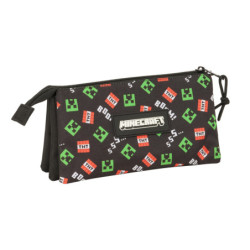 PORTATODO TRIPLE MINECRAFT SAFTA26 812647744 12X22 UNIDAD