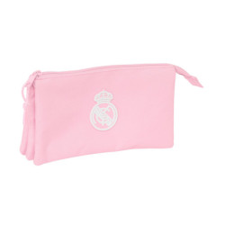 PORTATODO TRIPLE REAL MADRID CHICA ROSA SAFTA26 842467744 12X22 UNIDAD