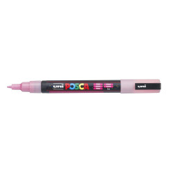MARCADOR UNI-BALL POSCA PC-3ML PUNTA REDONDA 0,9-1,3MM PURPURINA ROSA -13-