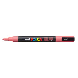 MARCADOR UNI-BALL POSCA PC-3M PUNTA REDONDA 0,9-1,3MM ROSA CORAL -66-
