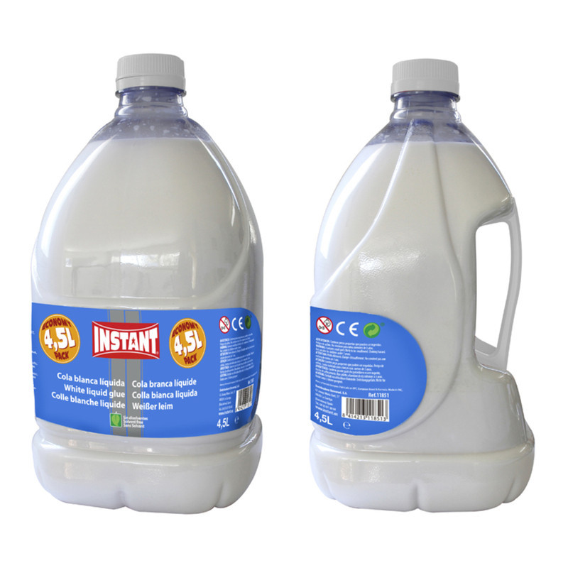 PEGAMENTO INSTANT COLA BLANCA LIQUIDA GARRAFA 4,5L 11851