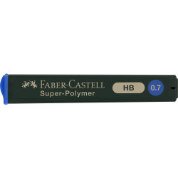 MINAS 0,7 HB SUPER-POLYMER caja 12 MINAS FABER CASTELL