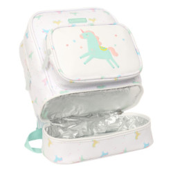 MOCHILA NEVERA GUARDERIA SAFTA PREESCOLAR "UNICORNIO" SAFTA26 642689233 27X22 UNIDAD