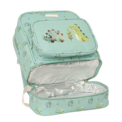 MOCHILA NEVERA GUARDERIA SAFTA PREESCOLAR "DINOS" SAFTA26 642693233 27X22 UNIDAD