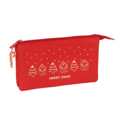 PORTATODO TRIPLE CASITAS MERRY XMAS 842505744 SAFTA25 SEPTIEMBRE