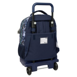 MOCHILA GDE. C/RUEDAS COMPACT EXTRAIBLE EL NIÑO "NAVY" SAFTA26 612632918 45X33 UNIDAD