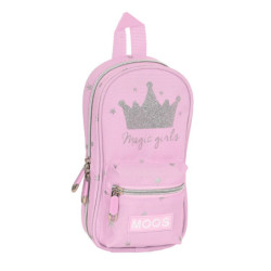 ESTUCHE CREMA MOCHILA C/4 PORT.VACIO MOOS "MAGIC GIRLS" 412218847 23*12 SAFTA22
