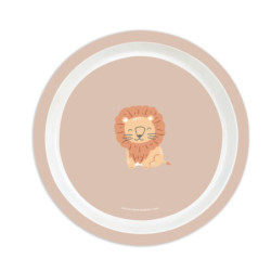 SET DE PLATOS, CUBIERTOS Y VASO SAFTA PREESCOLAR "LEON" SAFTA26 342656933 26X26 UNIDAD