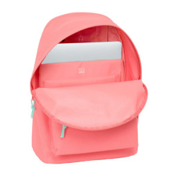 MOCHILA PARA PORTATIL 14,1" BENETTON BASICS "CORAL" SAFTA26 642614819 41X31 UNIDAD
