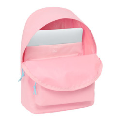 MOCHILA PARA PORTATIL 14,1" BENETTON BASICS "ROSA PASTEL" SAFTA26 642615819 41X31 UNIDAD