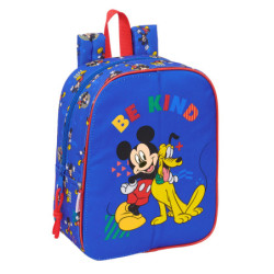 MOCHILA GUARDERIA ADAPT.CARRO INTERCAMBI MICKEY MOUSE "TODAY" SAFTA26 612614232 27X22 UNIDAD
