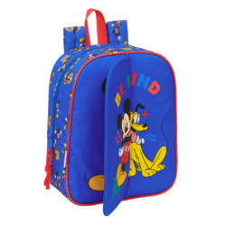 MOCHILA GUARDERIA ADAPT.CARRO INTERCAMBI MICKEY MOUSE "TODAY" SAFTA26 612614232 27X22 UNIDAD