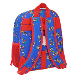 MOCHILA INFANTIL BOLSILLOS ADAPT.CARRO MICKEY MOUSE "TODAY" SAFTA26 612614609 34X28 UNIDAD