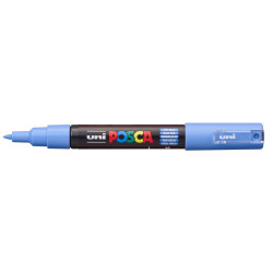 MARCADOR UNI-BALL POSCA PC-1M. PUNTA FINA 0,7MM AZUL CIELO -48-
