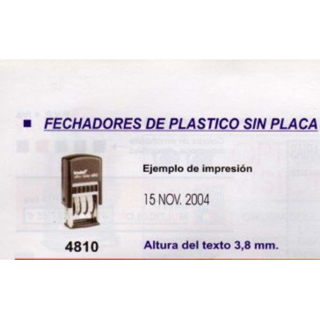 FECHADOR PRINTY 4810 P2 3MM TRODAT FRAMUN