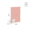 LIBRETA A5 MILAN ENCOLADA 48H LISO 95G 430 SINCE 1918 ROSA 57251G48P UNIDAD