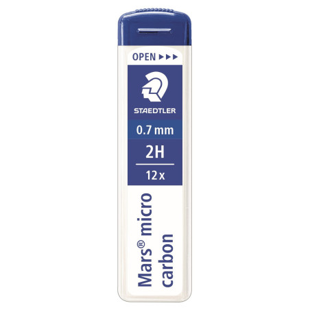 MINAS 0,7MM 2H MARS MICRO EST 12 UD STAEDTLER