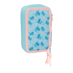 PLUMIER TRIPLE 37 PCS STITCH "OHANA" SAFTA26 412613857 19,5X12,5 UNIDAD