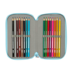 PLUMIER TRIPLE 37 PCS STITCH "OHANA" SAFTA26 412613857 19,5X12,5 UNIDAD