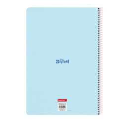 LIBRETA FOLIO 80 H. TAPAS DURAS STITCH "OHANA" SAFTA26 512613066 31X21,5 UNIDAD