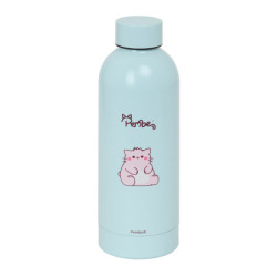 BOTELLA TERMO ACERO INOXIDABLE 500ML PEMBE "THE PINK CAT" SAFTA26 312646899 22,5X7 UNIDAD