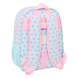 MOCHILA INFANTIL ADAPT.CARRO PEMBE "THE PINK CAT" SAFTA26 612646185 34X26 UNIDAD