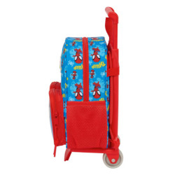 MOCHILA 232 BOLSILLOS FRONTALES+CARRO 805 SPIDEY SAFTA26 612662280 27X22 UNIDAD