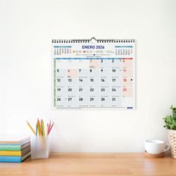 CALENDARIO PARED COLOR ESC.M 30X24,7 2026+ FINOCAM26 781420026 300 X 10 X 255 MM