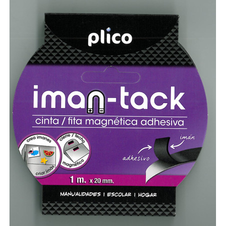 CINTA ADHESIVA PLICO MAGNETICA IMAN-TACK 1M*20MM 13314