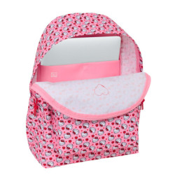MOCHILA PARA PORTATIL 14.1'' HELLO KITTY SAFTA26 612616775 43X31 UNIDAD