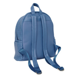 MINI MOCHILA TEEN STITCH "BLUE" SAFTA26 622632843 28X24 UNIDAD