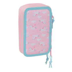 PLUMIER TRIPLE 37 PCS GLOWLAB KIDS SAFTA26 412623857 19,5X12,5 UNIDAD