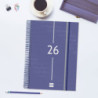 AGENDA YEAR E40 1DP 2026 AZUL+ FINOCAM26 741111026 230 X 29 X 297 MM