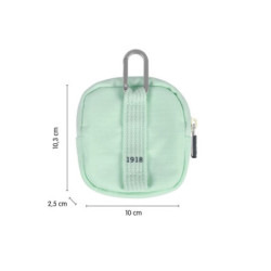 MONEDERO PEQUEÑO MILAN 430 SINCE 1918 VERDE 62104SNCGR