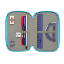 PLUMIER TRIPLE 37 PCS RECICLADO MOOS "FIORI" SAFTA26 412618857 19,5X12,5 UNIDAD