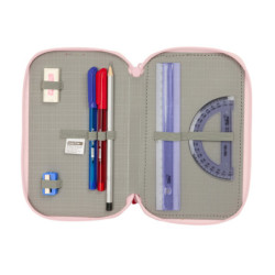 PLUMIER TRIPLE 37 PCS GLOWLAB "FRUTITAS" SAFTA26 412617857 19,5X12,5 UNIDAD