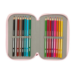 PLUMIER TRIPLE 37 PCS GLOWLAB "FRUTITAS" SAFTA26 412617857 19,5X12,5 UNIDAD