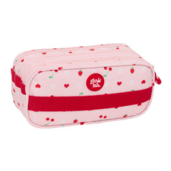 PORTATODO TRIPLE BIG GLOWLAB "FRUTITAS" SAFTA26 812617710 10X21,5 UNIDAD