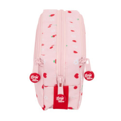 PORTATODO TRIPLE PEQ. C/GOMA ELAST. 22CM GLOWLAB "FRUTITAS" SAFTA26 812617027 8,5X22 UNIDAD