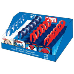 EXPOSITOR DE CALCETINES DISNEY-MARVEL NIÑO SAFTA23 SEP DISBOY-001