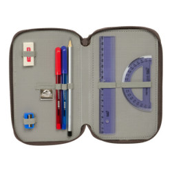 PLUMIER TRIPLE 37 PCS JURASSIC WORLD SAFTA26 412663857 19,5X12,5 UNIDAD