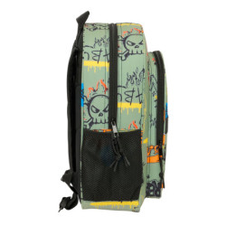 MOCHILA JUNIOR ADAPT.CARRO SAFTA GRAFFITI "ZONE" SAFTA26 642621640 38X32 UNIDAD