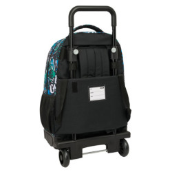 MOCHILA GDE. C/RUEDAS COMPACT EXTRAIBLE SAFTA GRAFFITI "GO" SAFTA26 642622918 45X33 UNIDAD