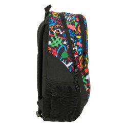 MOCHILA ADAPT.CARRO SAFTA GRAFFITI "COLORS" SAFTA26 642623665 44X32 UNIDAD