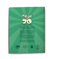 RUBIO CALIGRAFIA LIBRETA LETTERING UN VIAJE EN TIEMPO AÑOS 70 40PAG