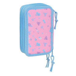 PLUMIER TRIPLE 37 PCS STITCH "BRIGHT" SAFTA26 412615857 19,5X12,5 UNIDAD