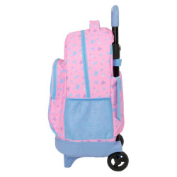 MOCHILA GDE. C/RUEDAS COMPACT EXTRAIBLE STITCH "BRIGHT" SAFTA26 612615918 45X33 UNIDAD